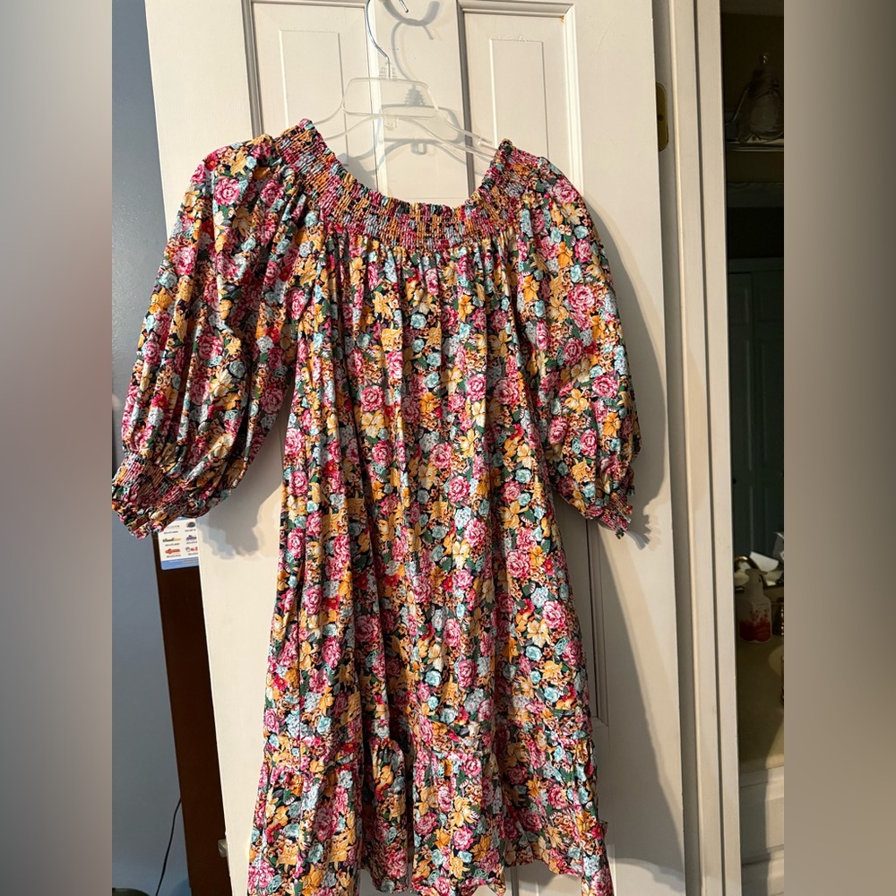 Anthropologie Floral Multicolor Dress